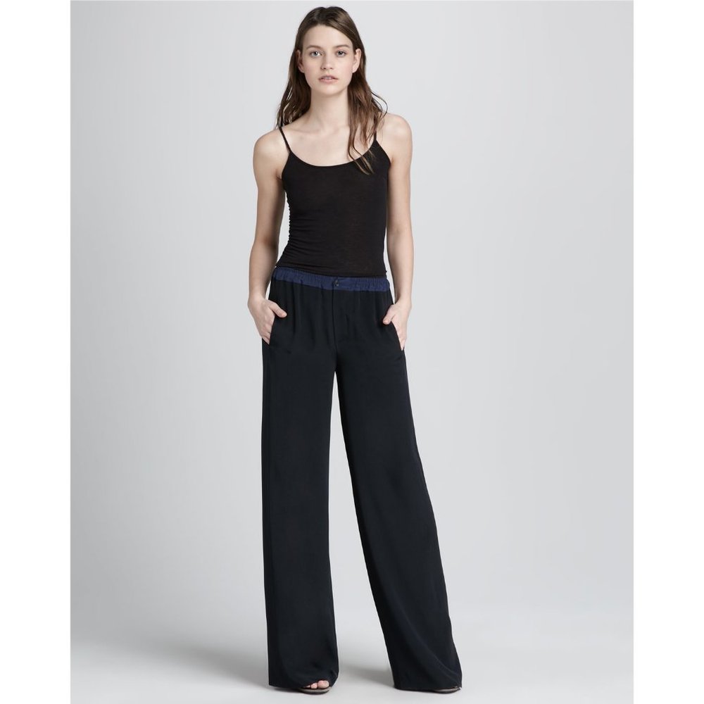 Chic Vince Silk Pajama Pants